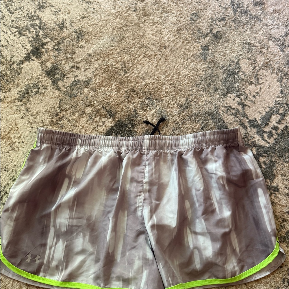 Under Armour Women's Reflective Gray Athletic Shorts